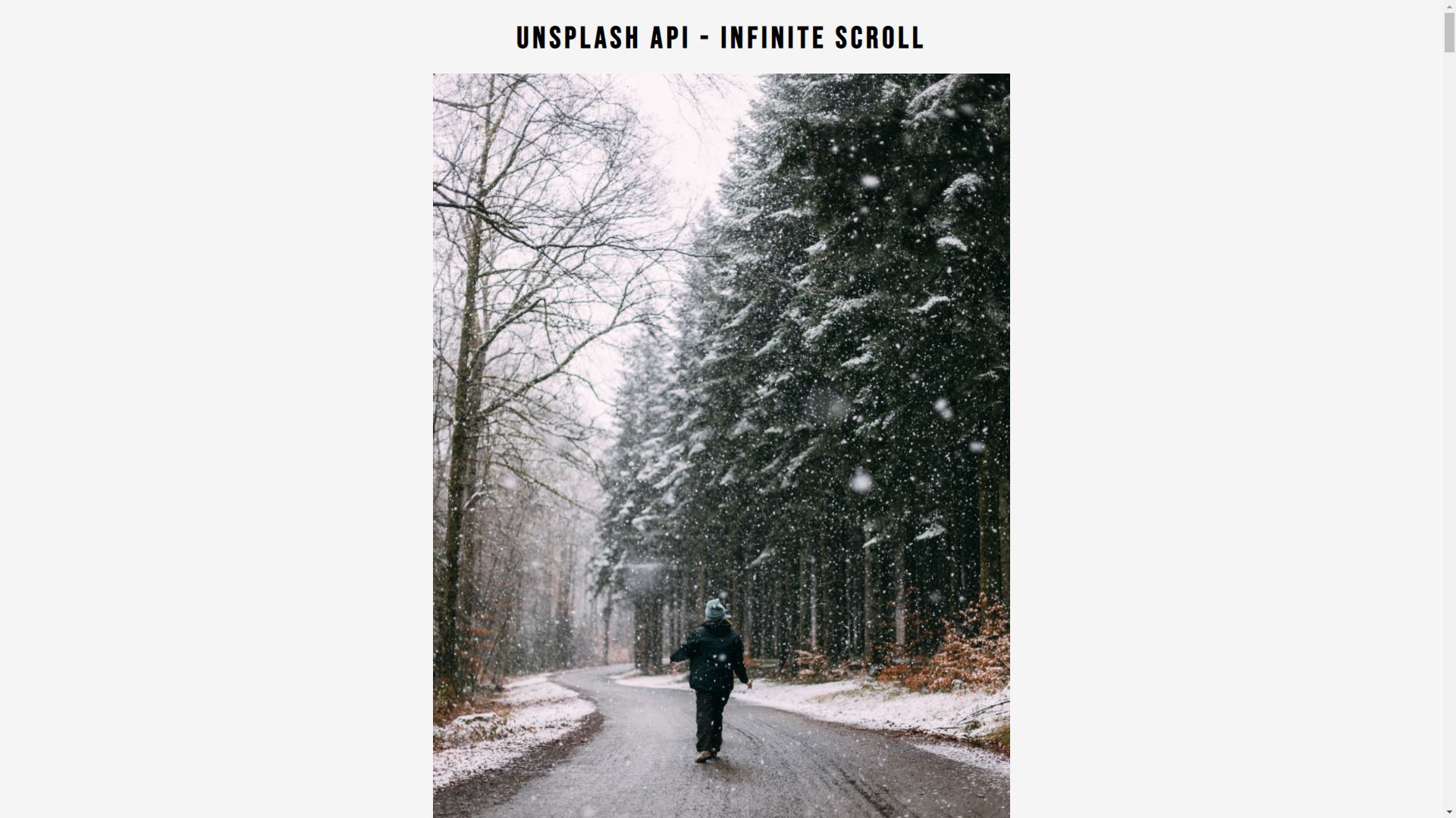 infinite scroll preview